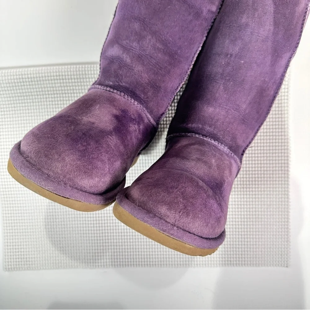 UGG Classic Tall 5815 Shearling Boots Purple Women 6